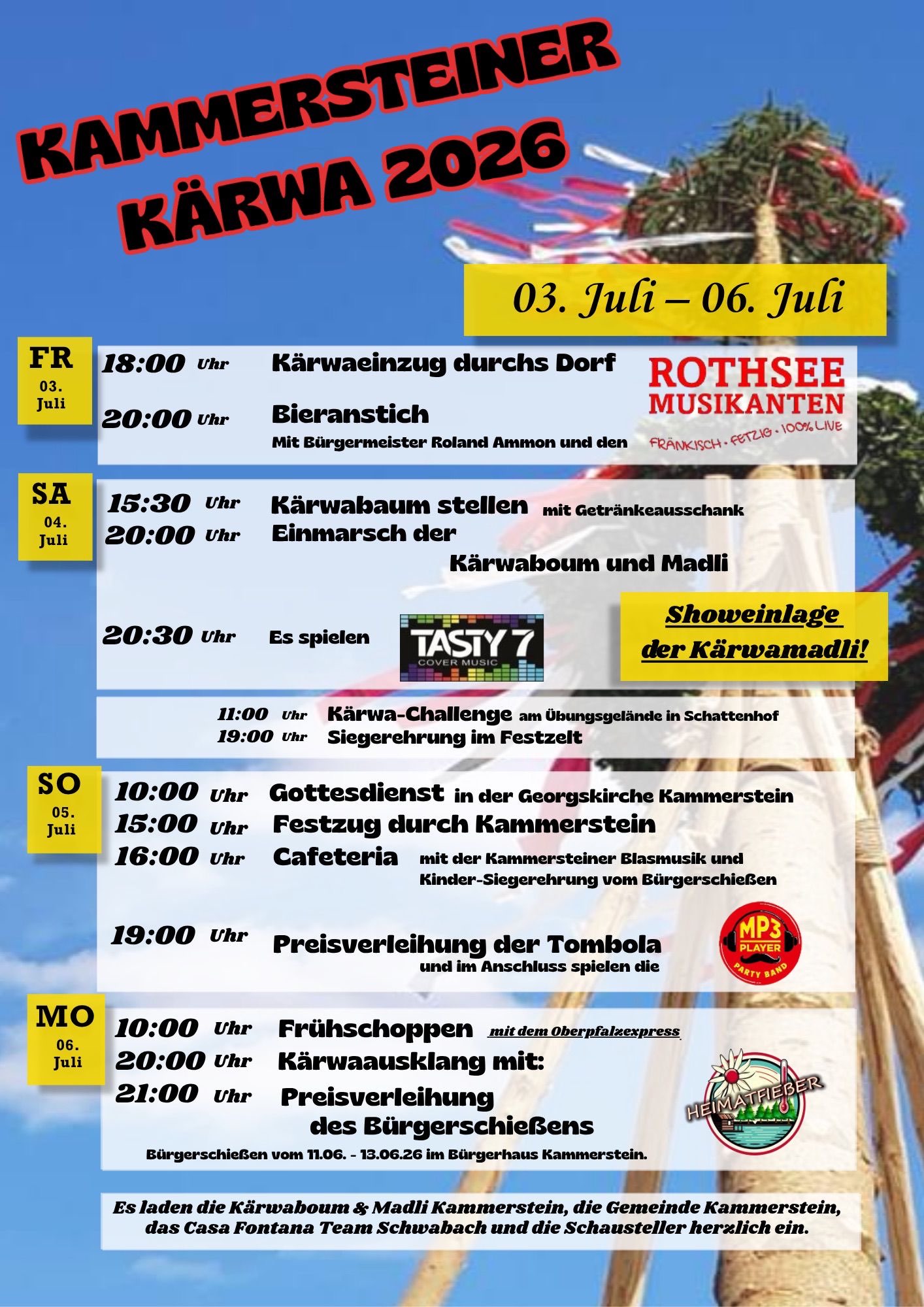 Kärwa Kammerstein 2026