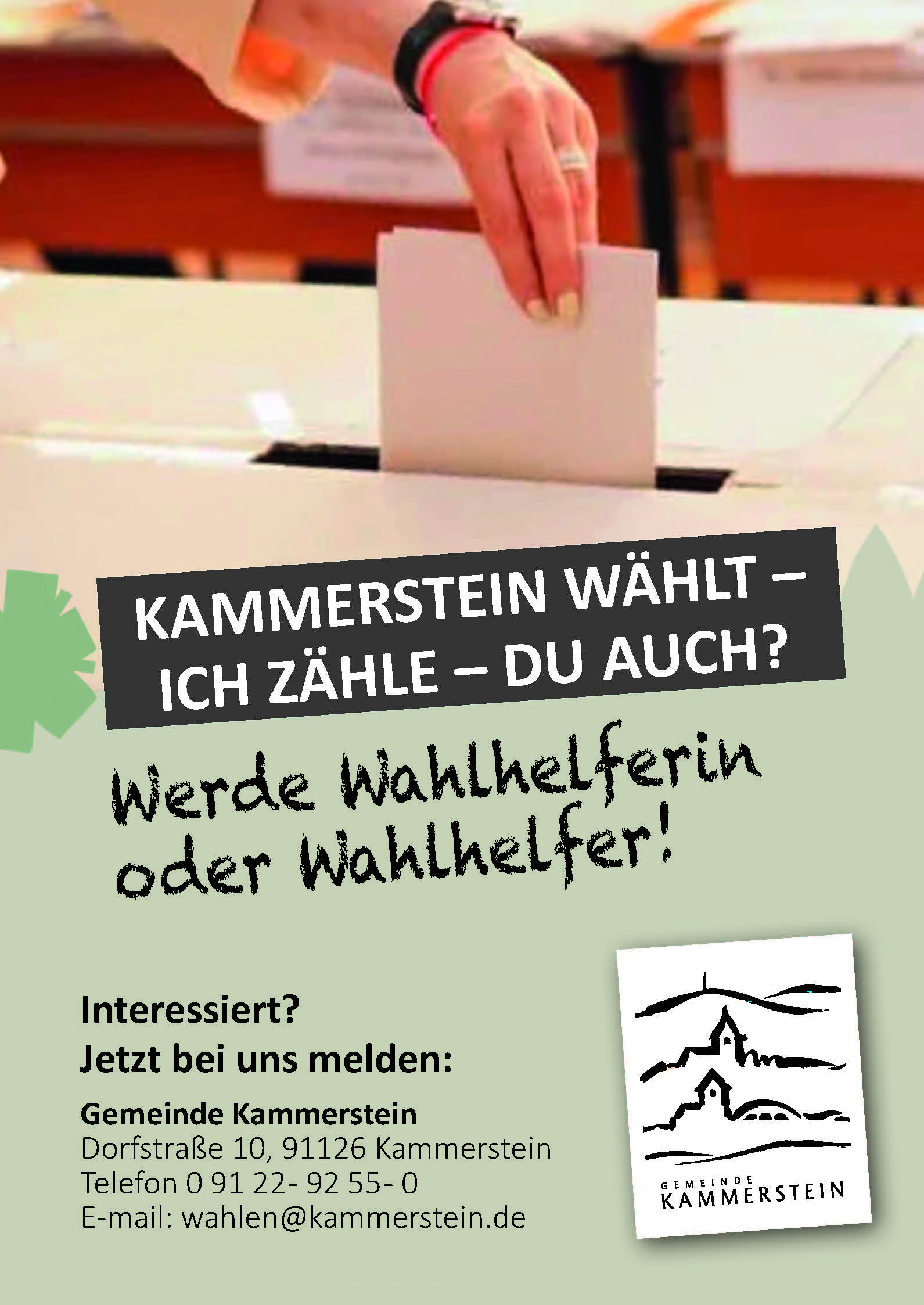 Wahlhelfer gesucht