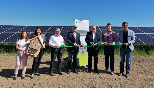 >Solarpark II: Kammerstein eröffnet den dritten Solarpark, den bislang größten im nördlichen Landkreis